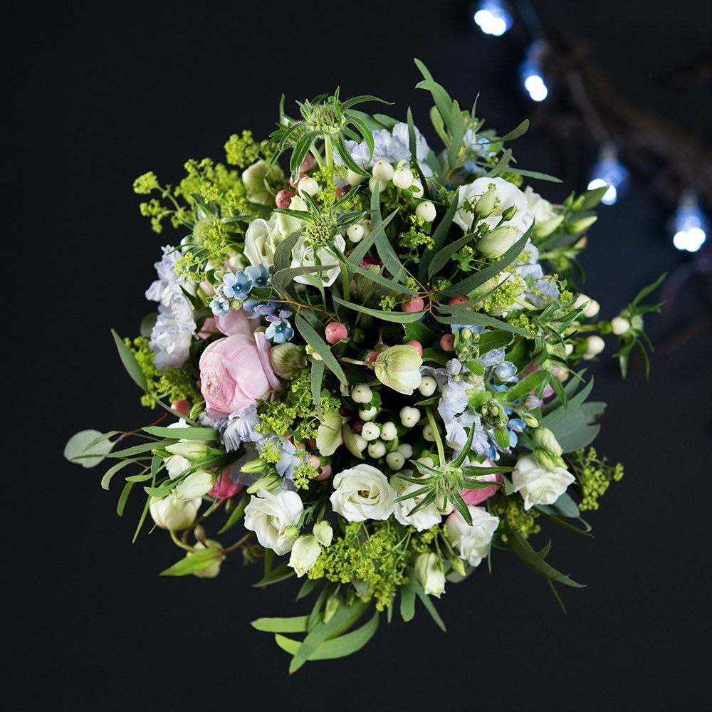 Rozvolněná svatební kytice v konstrukci - videokurz